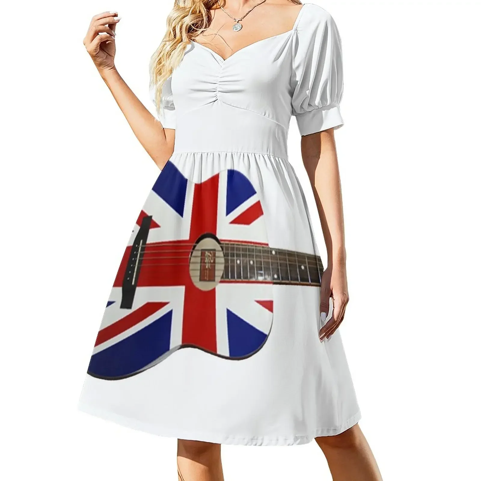 

Union Jack Guitar Sleeveless Dress elegant dresses plus sizes prom dress 2025 Women's summer dresses beach dress