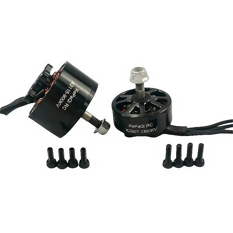 1 peça de alta qualidade kepaqi X2807-1300KV X3115-900kv modelo de aeronave sem escova alimentado por motor de quatro eixos fpv transversal multi-rotor