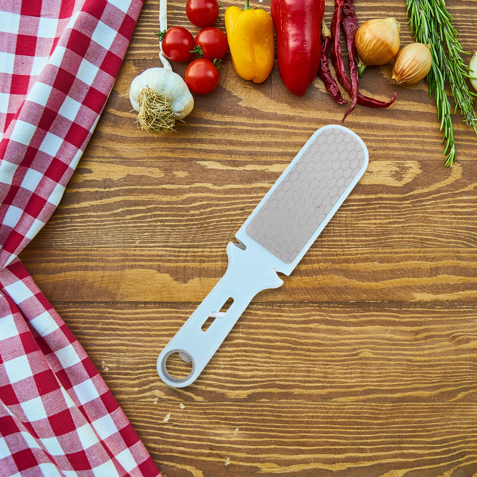 

Stainless Steel Multifunctional Sharpening Stone Handheld Whetstone Rod Black Home Quick Sharpening Tool Portable Sharpener