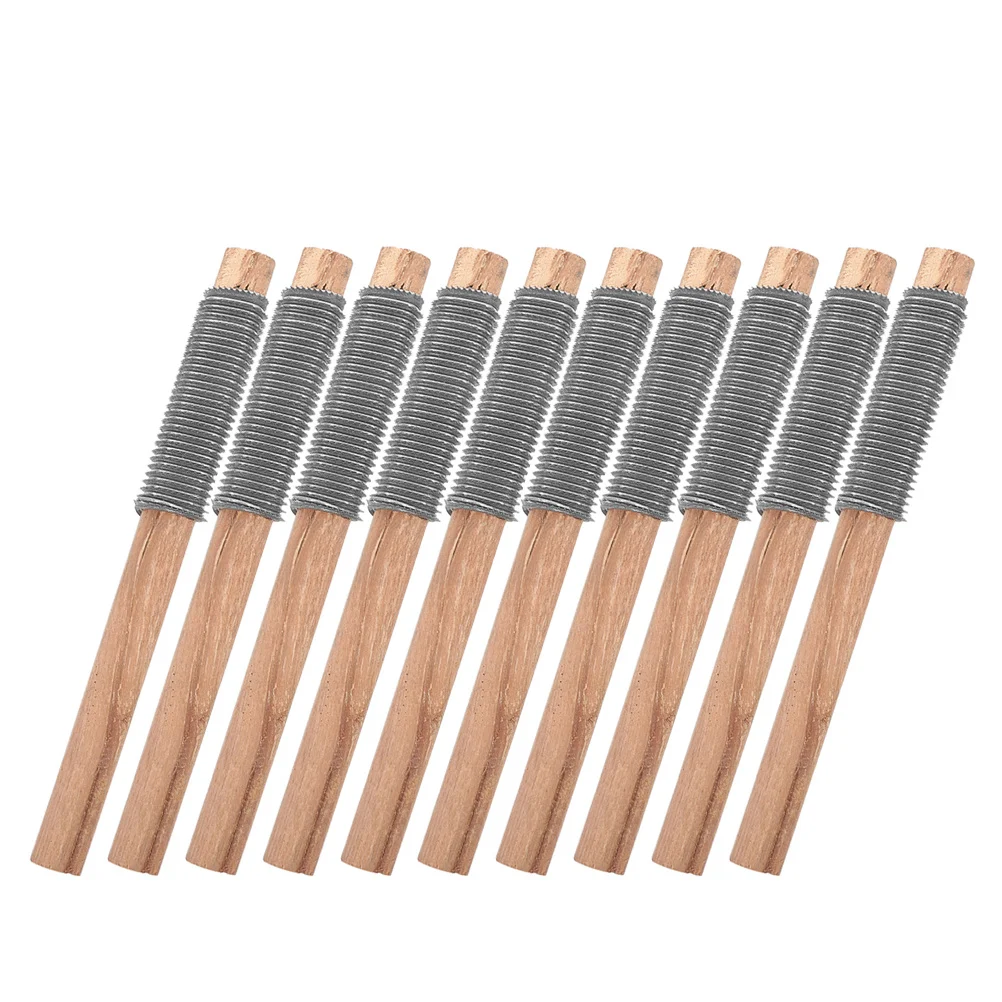 10pcs Bicycle File Wooden Handle Rasp Patch Tool Tire Repair Tool For Bike Motorcycle Tire Repair Kit Accessory
