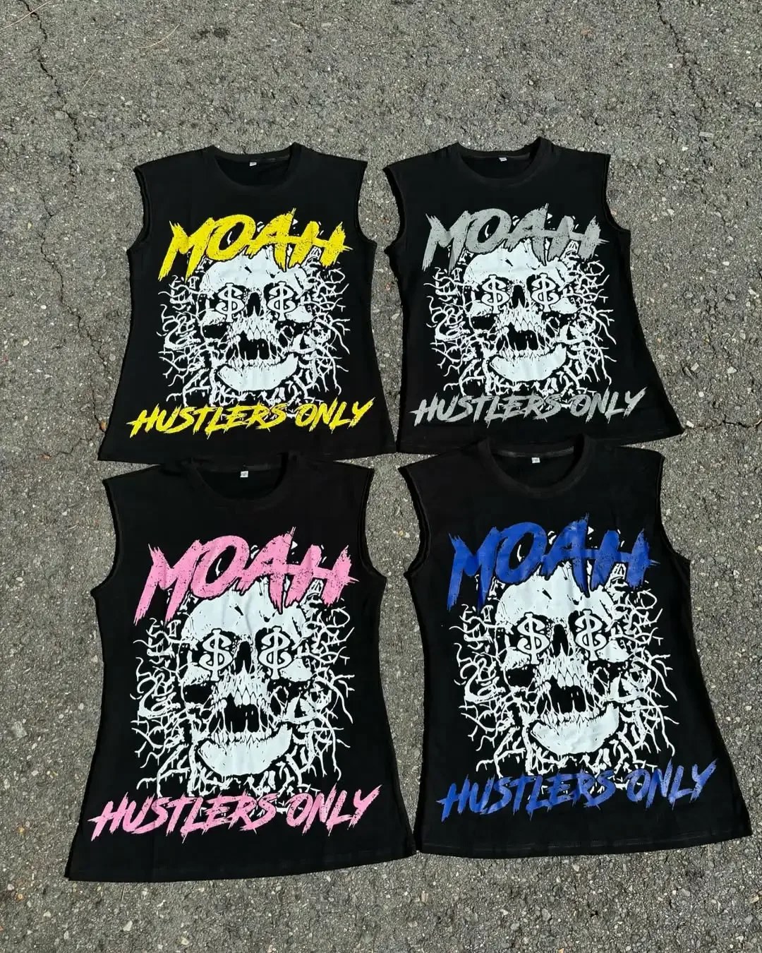 

Новинка 2025, летние модные мужские и женские жилеты, футболка с принтом черепа, готический хлопковый топ в стиле Харадзюку, американский хлопковый топ