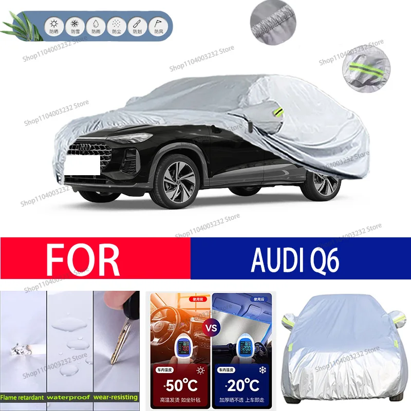 

For Audi Q6 Car clothing sun protection snow prevention antifreeze car protective cover auto cover