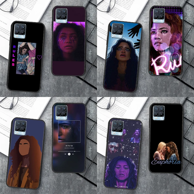 Euphoria Zendaya For Realme C55 C35 C33 C31 C30 C21Y GT Neo 5 3T OnePlus 11 10 9 Pro 10T Nord 2 3 2T CE Case