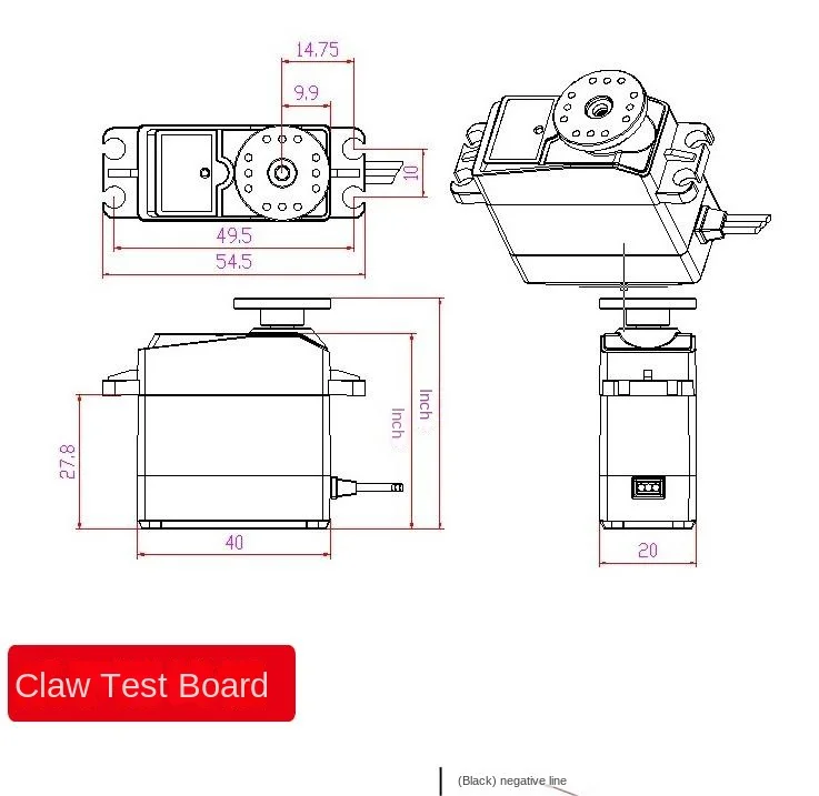 170mm Metall halterung Greifer Manipulator Klauen klemme Roboterarm für Arduino Roboter DIY Kit mit mg996 mechanischen Greifer Klaue Kit – Detail 2