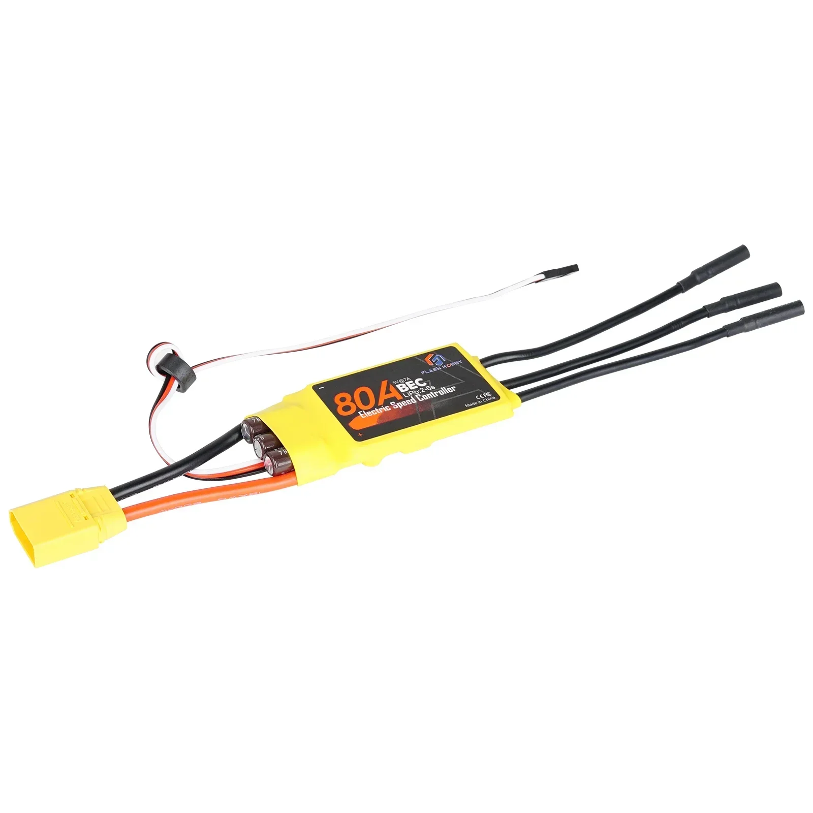 FlashHobby Spaceman Series 60A / 80A 2-6S Speed Controller ESC with UBEC for RC HeliCopter Airplane Quadcopter DIY Parts