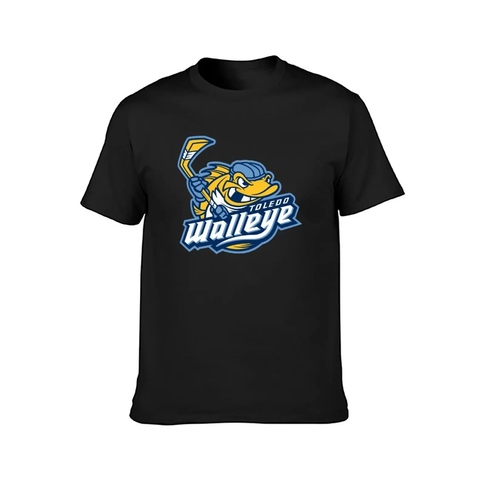 Toledo Walleye T-Shirt sports fans essential t shirt basketball graphic tees quick drying slim fit t shirts for men