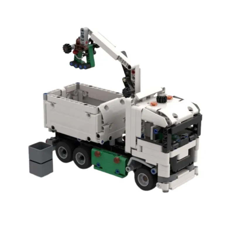 

Набор из 438 деталей: конструктор MOC «Городской мусоровоз/мусоровоз для переработки отходов», модель игрушечного автомобиля, подарочный набор