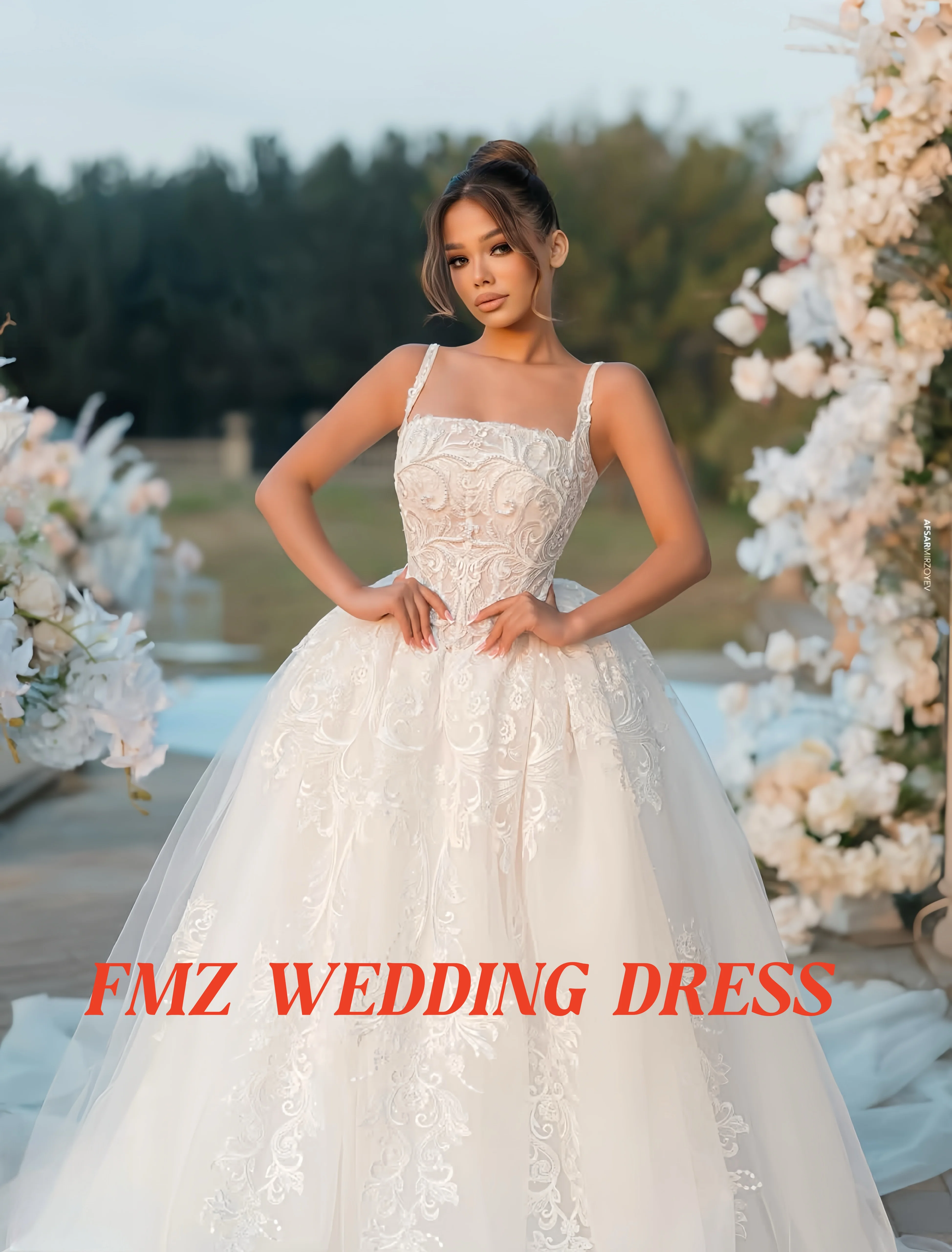 Customzied strapless sleeveless Ball Gown elegant wedding dress vestidos de novia amanda novias amanda novias official