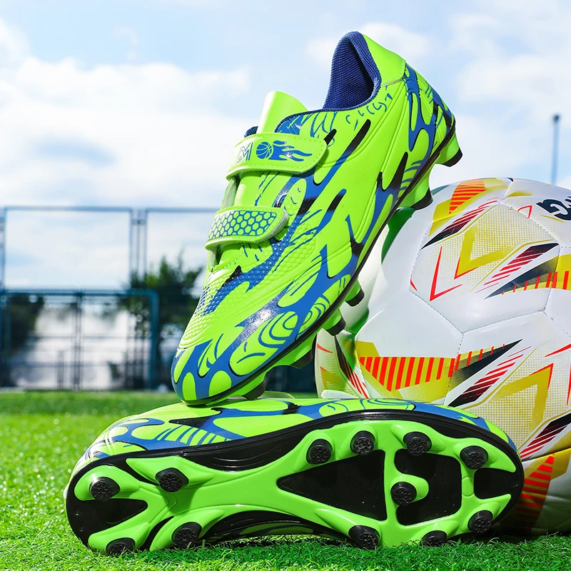 Neue Männer Kinder Fußball Stiefel Ultraleicht Jungen Professionelle Fußball Schuhe Stollen Nicht-Slip Spiel Gras Training Schuhe Drop Verschiffen – Detail 15