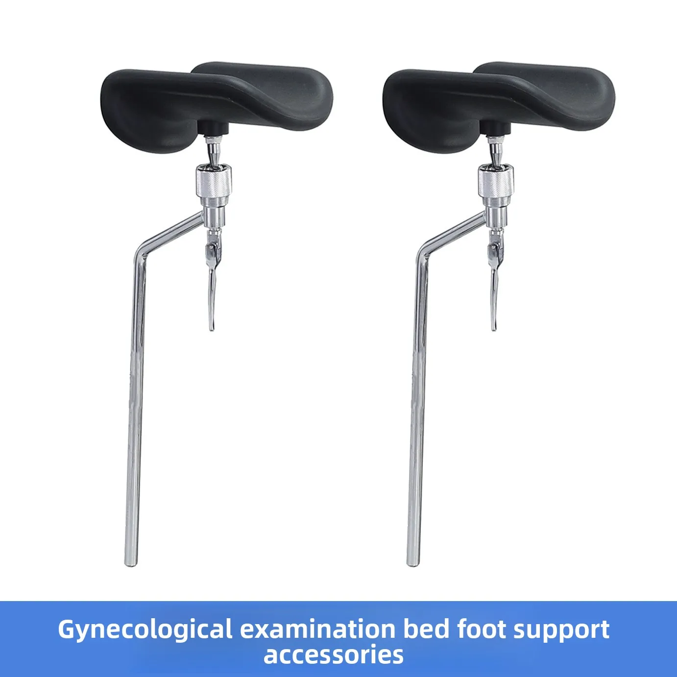 Surgical Gynecological Exam Table Leg Holder Stirrup Foot Rest Obstetric Delivery Bed Accessory