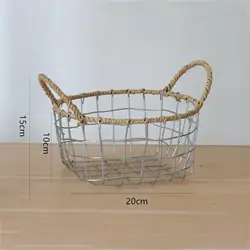 Egg Basket Serving Bowl Fruit Stand Portable Fruit and Vegetable Basket for Pantry Farmhouse Cabinet Kitchen Counter Dining Room