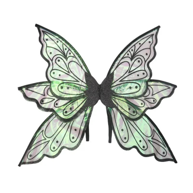 Fairy Wing Costume Elf Angel Butterfly Wings Women Girls Princess Cosplay Halloween Party Dress Up Festival Performance Props