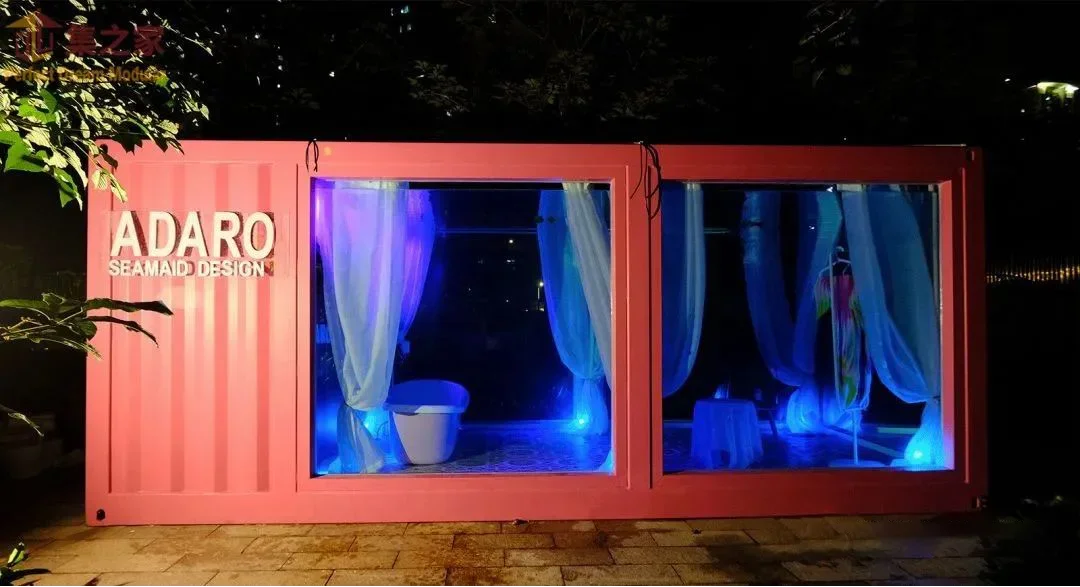Guaranteed quality 20 feet 40 feet swimming pool equipment outdoor above ground container swimming pool