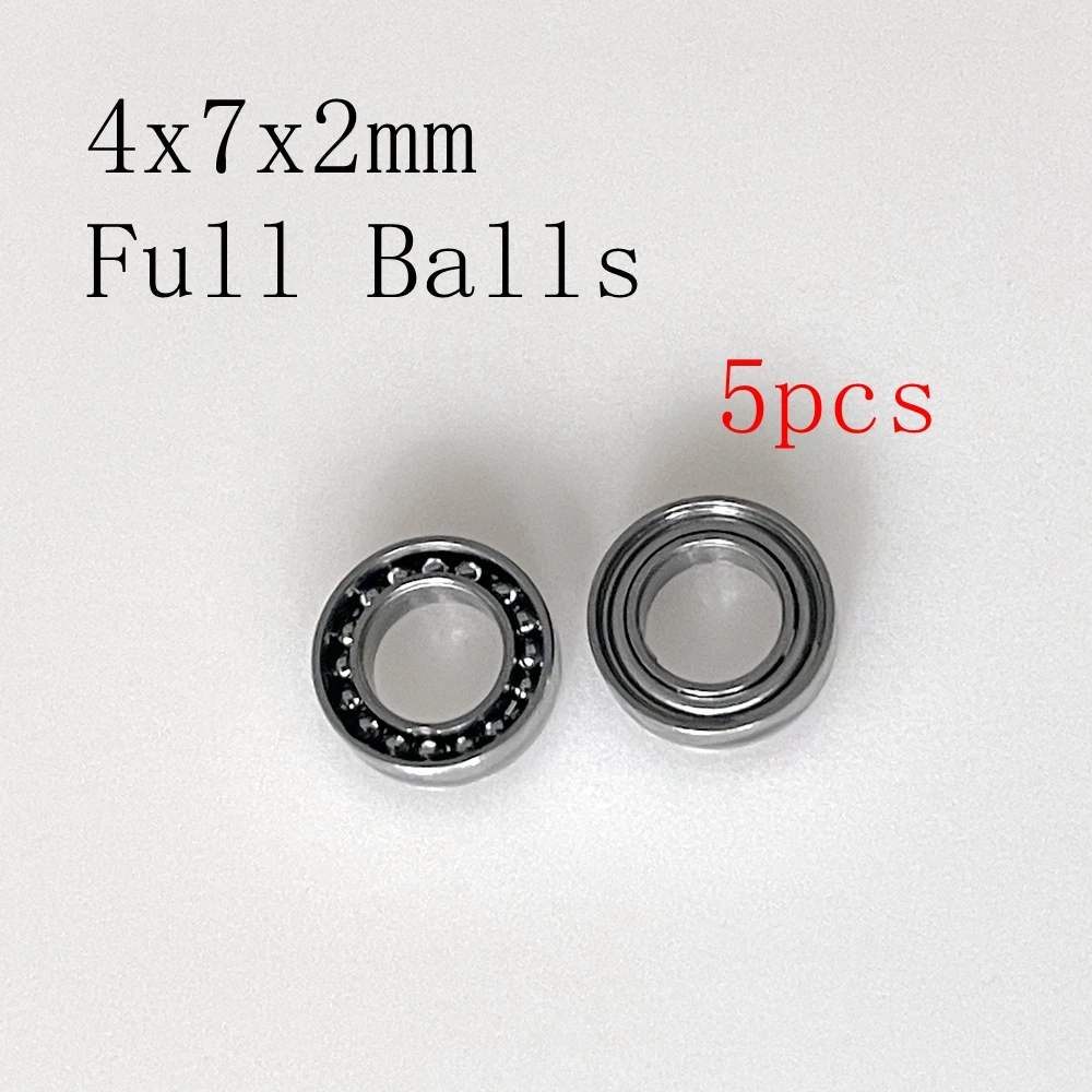 5pcs Full Balls 4x7x2mm 4*7*2mm 5x8x2mm 5*8*2mm Large Torque For Implant Handpiece