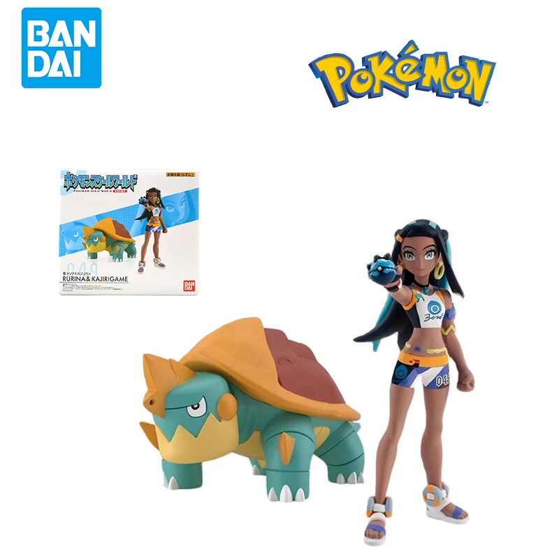 

Original Bandai POKEMON Scale World Galar Region Nessa Drednaw Anime Figure Toys for Boys Girls Gifts Collectible Model Ornament