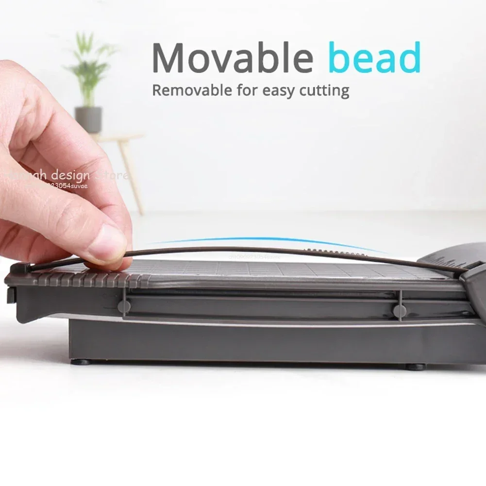 Paper Cutter A5 Paper Trimmer 1-6 Inch Portable Photo Paper Guillotine Built-In Ruler Office Stationery Cutting Portable Machine