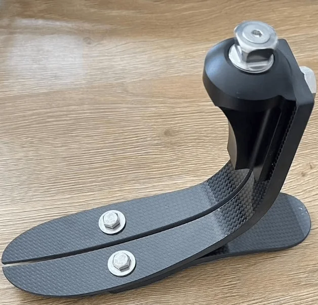 High Ankle Energy Storage Foot Plate Prosthesis, Adjustable Calf & Foot Plate Size 42 for Mobility Support