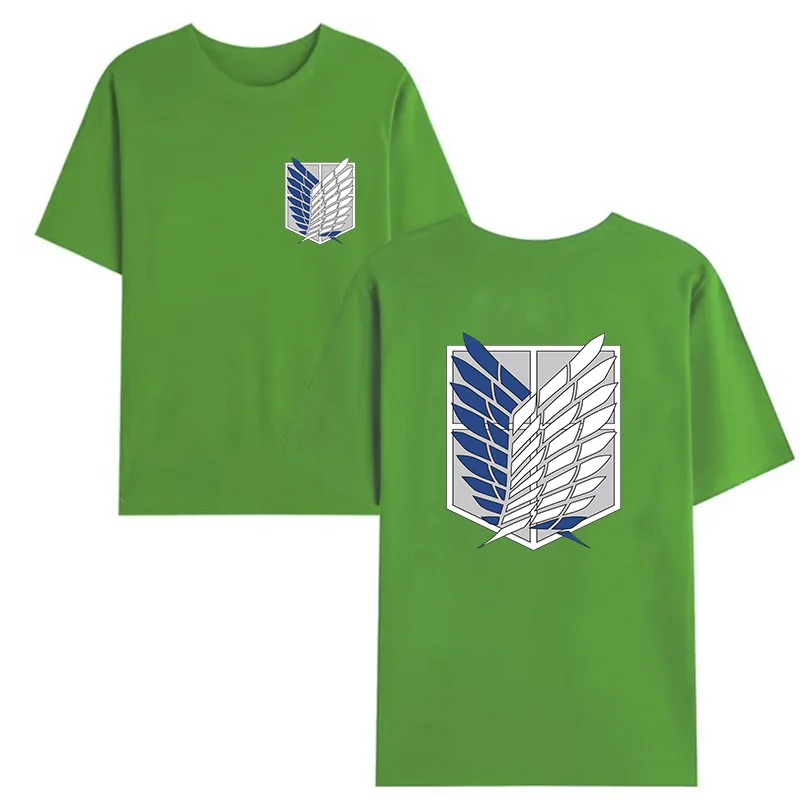 T-shirt Cotton Women Men Attack on Titan T Shirt Kawaii Cartoon Titans Attack Tees Harajuku Summer Tops Tee Japanese Anime
