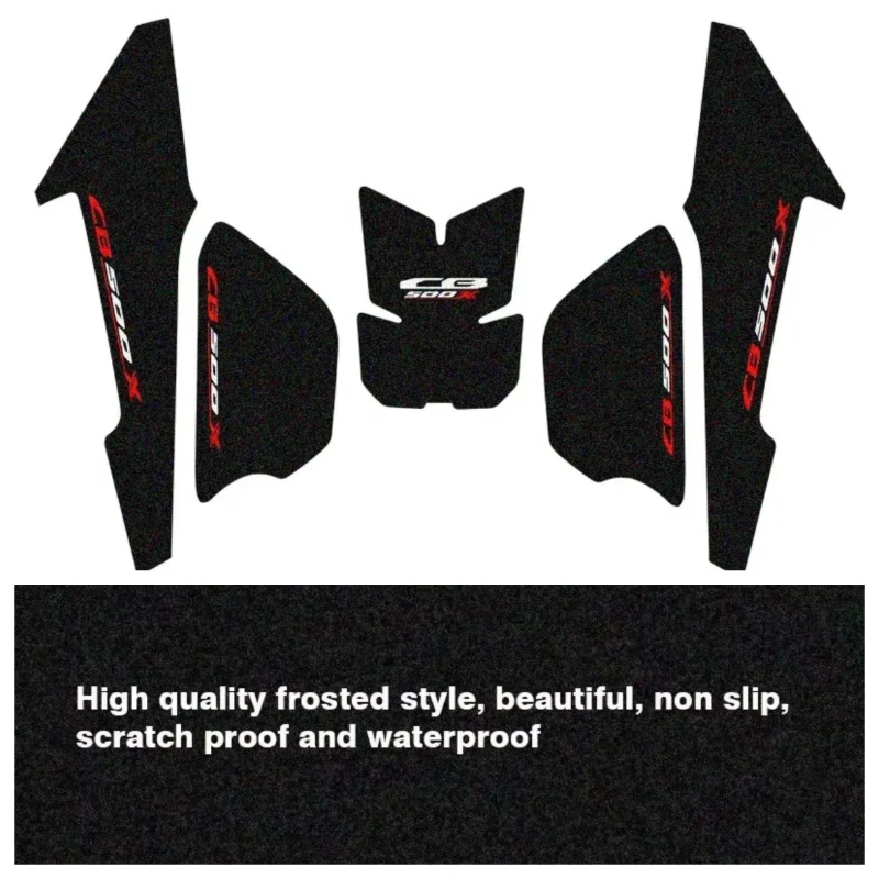 For CB400x CB500X CB 400X 500X Motorcycle Protector Oil Tank Pad Non-Slip Sticker Gas Knee Grip Side Traction 3M Decal