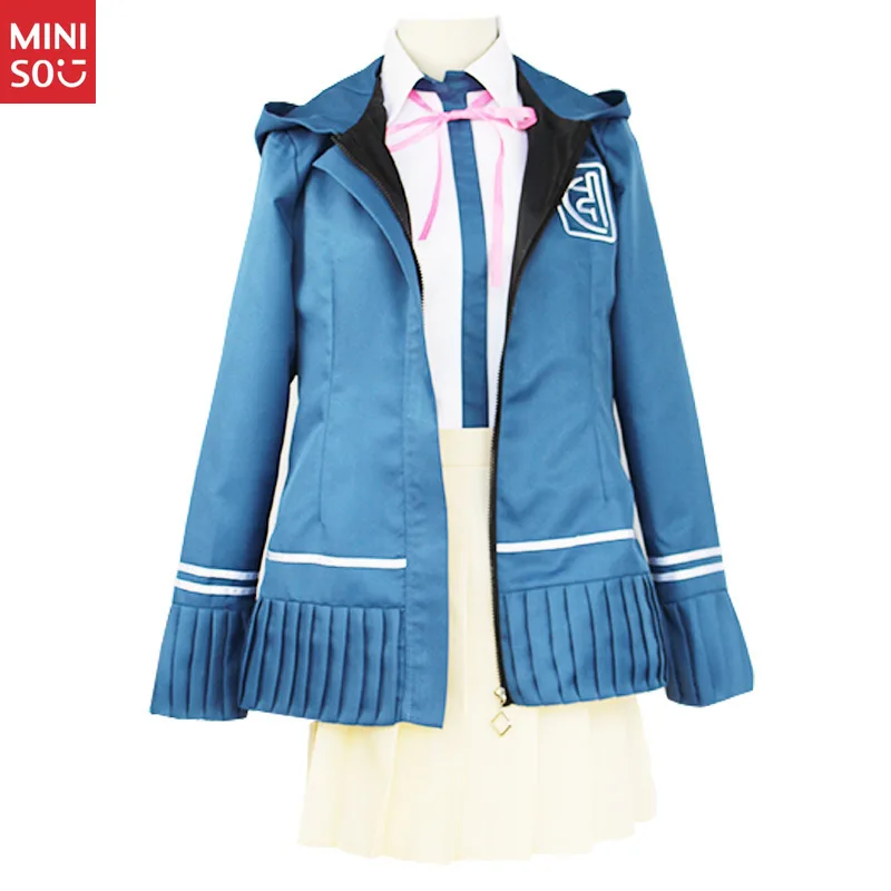 

Miniso Danganronpa 2 Chiaki Nanami Cosplay, Hooded Jacket & Full Outfit Set