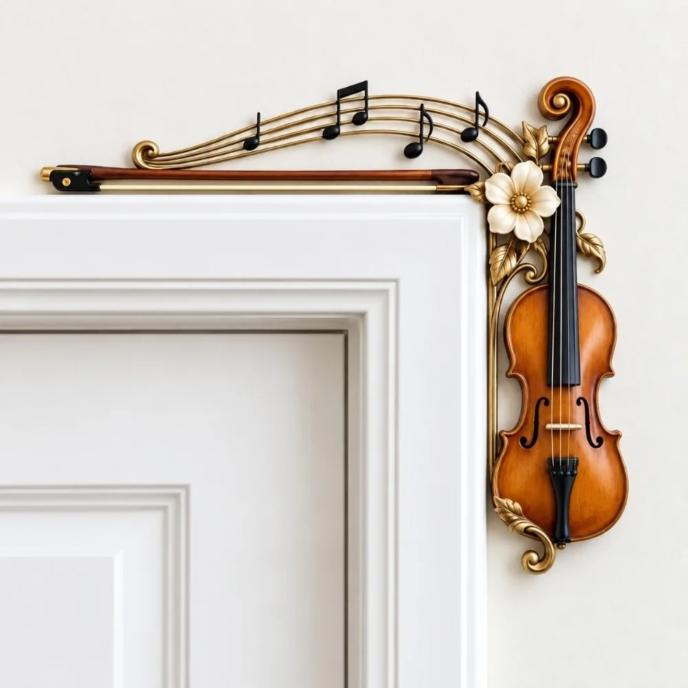 Animal Wooden Door Topper Vintage Double-sided Printing Door Corner Decor Creative L-shaped Wall Decoration Halloween