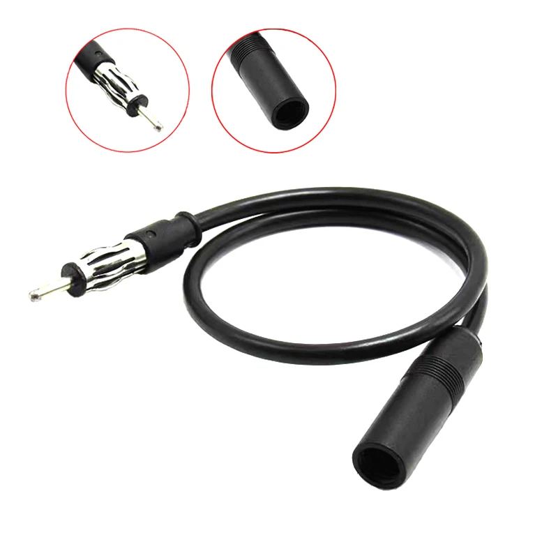 Car Cable Portable Purpose Radio Wide Application ABS Antenna Extension Cable General Brand New Car Spare Parts