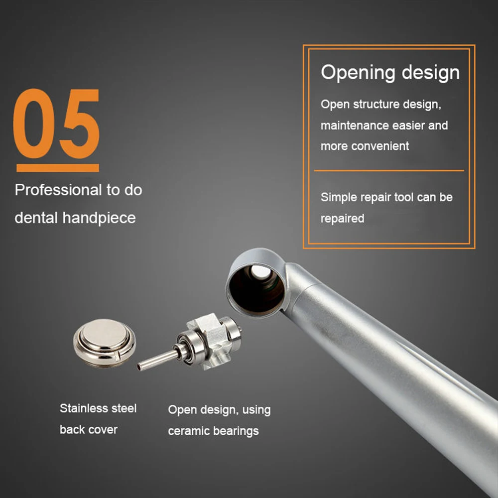 Dental 45 Degree LED High Speed Handpiece E-generator Fit Nsk Kavo