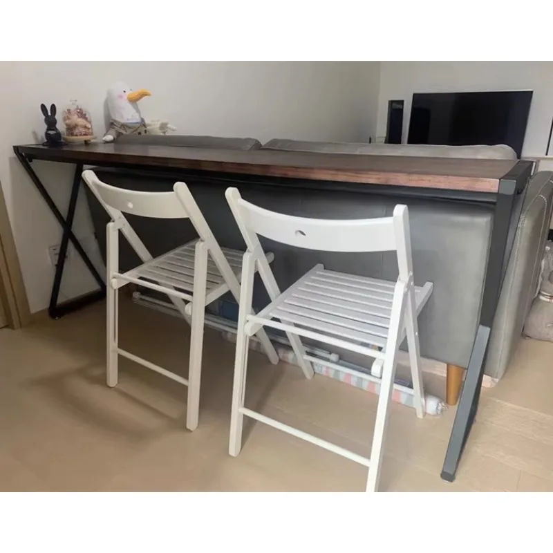 

Furniture for small-sized apartments wall side cabinet narrow table long strip entrance hall entrance table