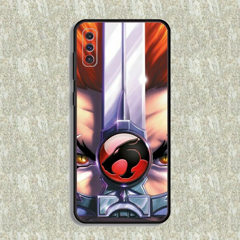 T-ThunderCats Phone Case For Samsung S23,23,22,30,21,10,9,Note20 Ultra,Lite,Ultra,5G,Plus,FE,Black Soft Case