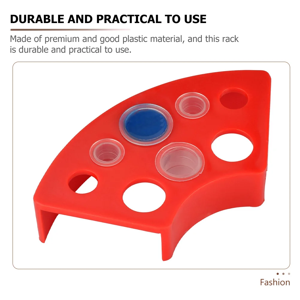 

2Pcs Tattoos Ink Cup Holder Professional Salon Use Durable Plastic Bracket Tattooing Color Cup Rack Accessory Tattoos Pigment