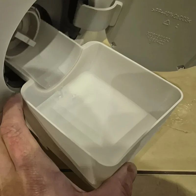 Heavy-Duty G-Model Washing Machine Drain Tray, Washing Machine Outlet Cleaner And Organizer,Washing Machine Outlet Water Storage