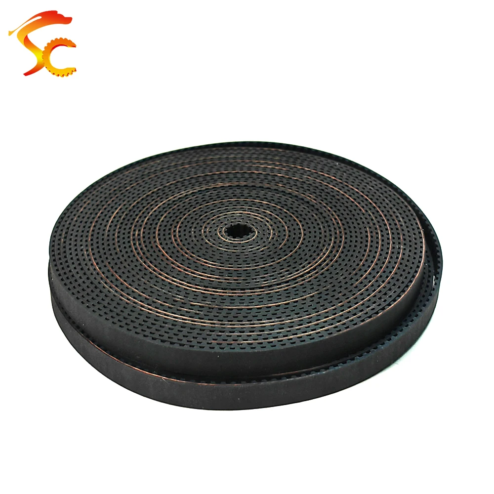 1meters/LOT MXL025 timing belt Pitch=2.032 open rubber belt width 6.35mm=025" 3D Printer belt MXL-025