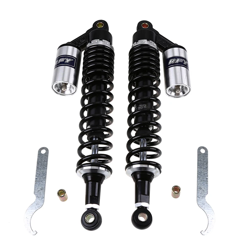 Universal 400mm Motorcycle Rear Air Shock Absorbers Suspension for Yamaha Honda Suzuki Kawasaki Cafe Racer Dirt Bike