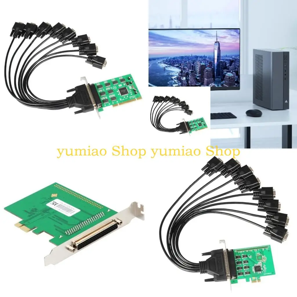 

587B Versatiless Device Connection PCI to 8port RS232 Card for Enhances Connectivitys