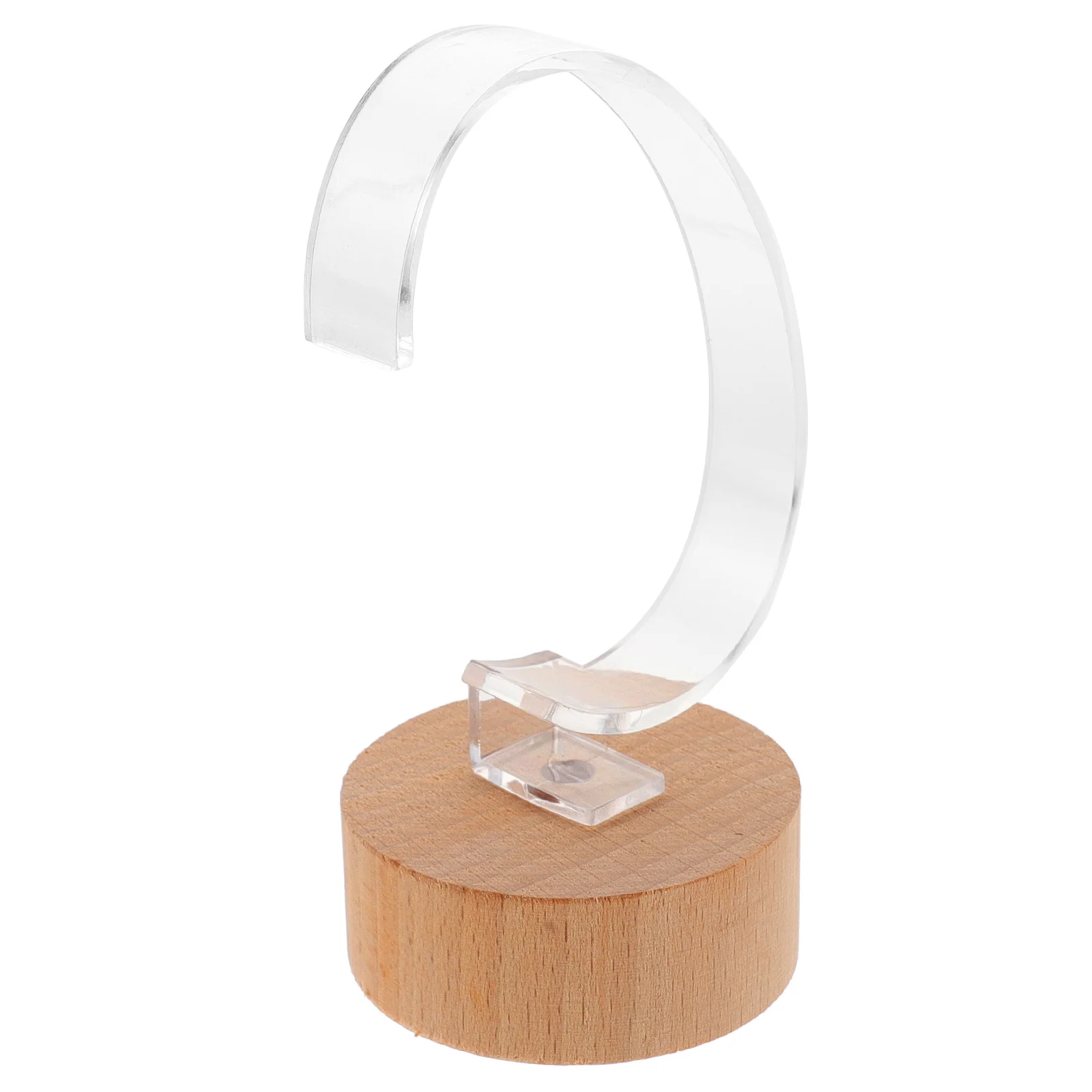 Display Holder Clear Plastic Watch Stand Desktop Bracelet Storage Rack Jewelry Display Stand Tabletop Watch Holder