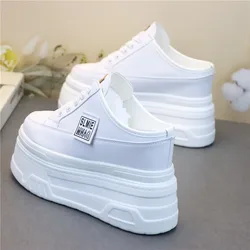 Sandals 12cm Fashion Height Increasing Females Lady Casual Platform Wedge Women Slip on Shoe Summer