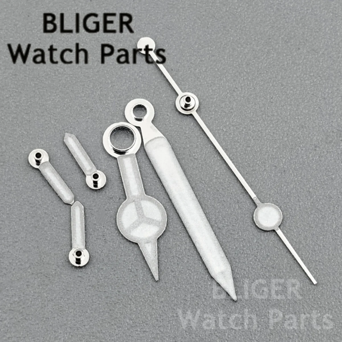 Bliger vk63 rosa ouro prata ouro relógio ponteiros verde luminoso 6 pçs conjunto caber vk63 vk64 movimento de quartzo relógio mão peças modificadas