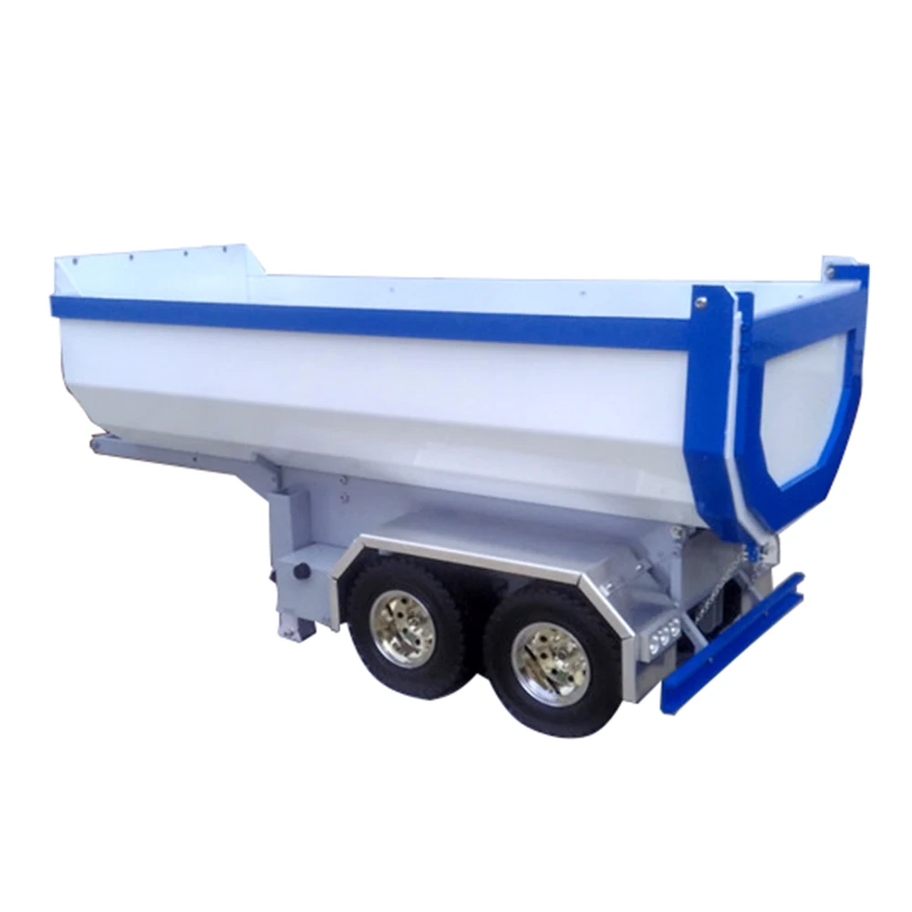 

55CM Length Metal Trailer Bucket Hydraulic RTR with Paint for 1/14 Tamiya Trailer Head RC Hydraulic Trailer Bucket Toy