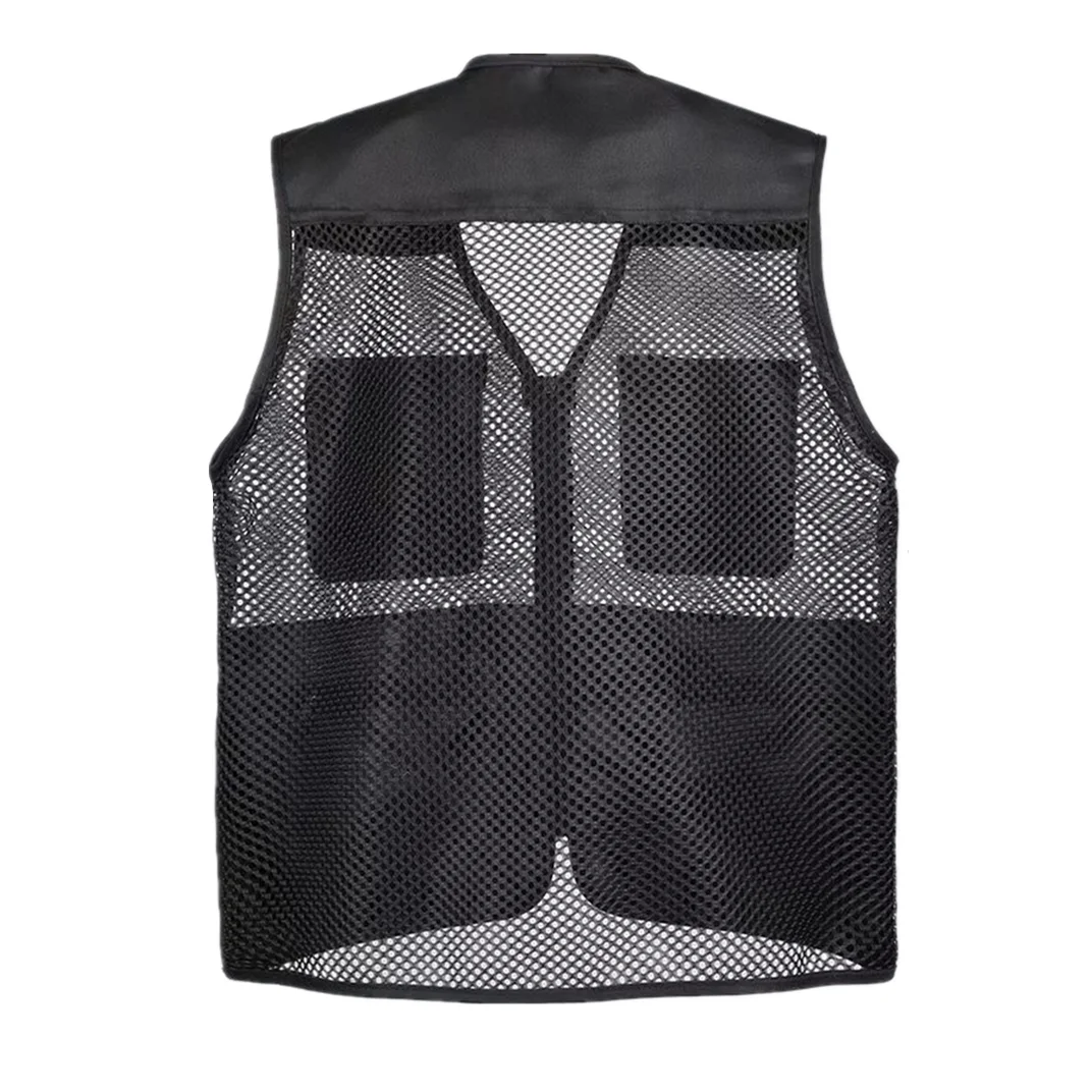 XXXL gilet tattico Multi tasche gilet per pesca all'aperto arrampicata fotografia protezione di sicurezza asciugatura rapida traspirante