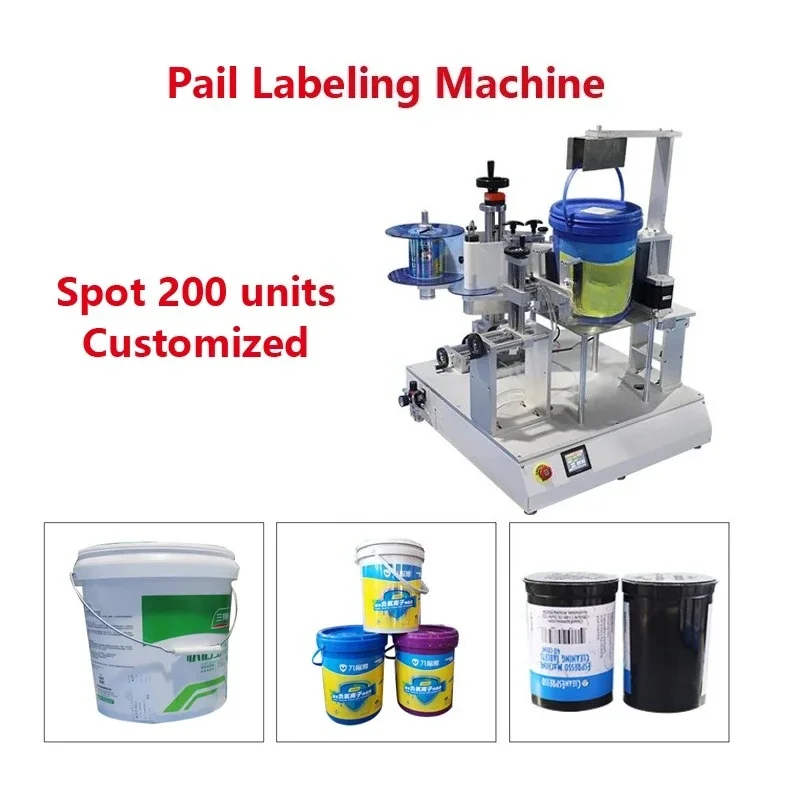 izle Paint Drum Sticker Applicator hine Big Lel Sticking hine 5 Gallon Drum Leling hine