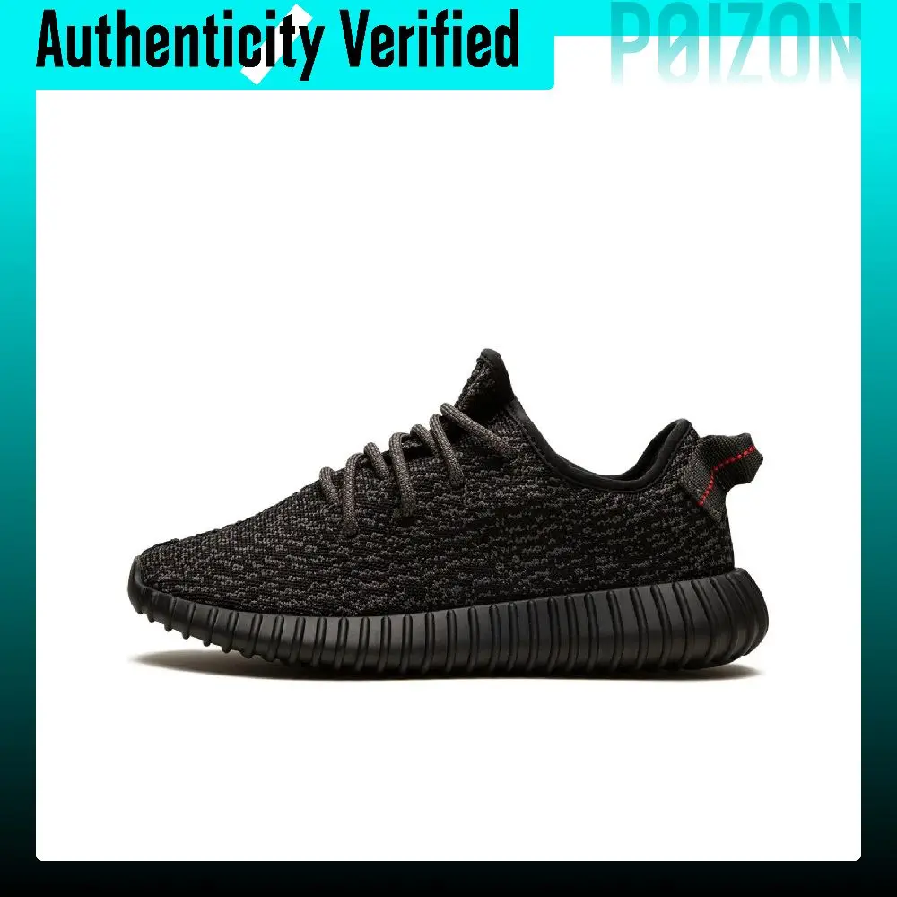 Adidas Originals Yeezy Boost 350 Black Warrior Pirate Black Trendy Low top Casual Shoes Unisex Black 2023 Edition BB5350-2023
