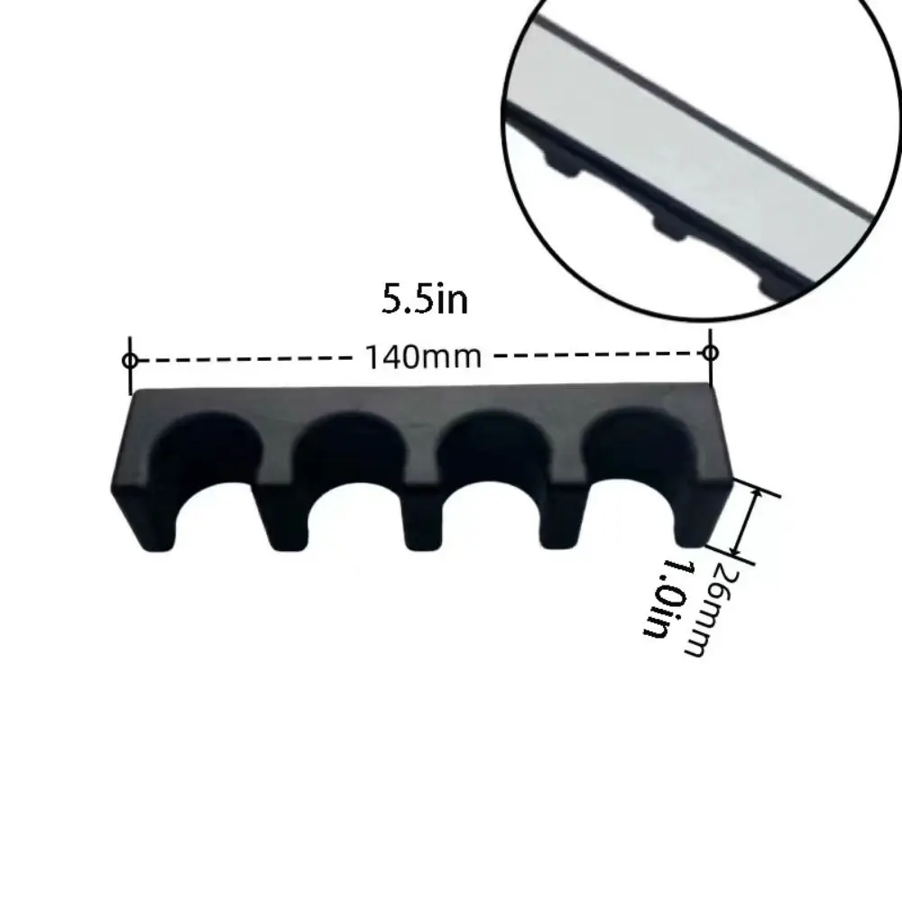 내마모성 당구 스틱 거치대 당구 큐 랙, 4 홀 내구성, 안정적인 강력한 당구 액세서리