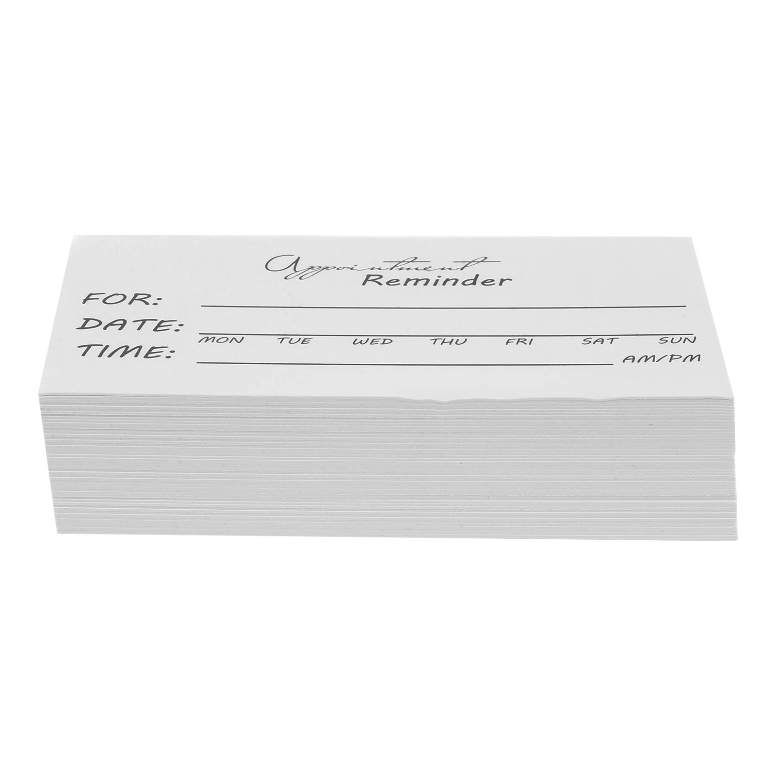 50 Pcs Appointment Reminder Card Cards Appointments Clean Paper Cleaning Business Convenient Dating