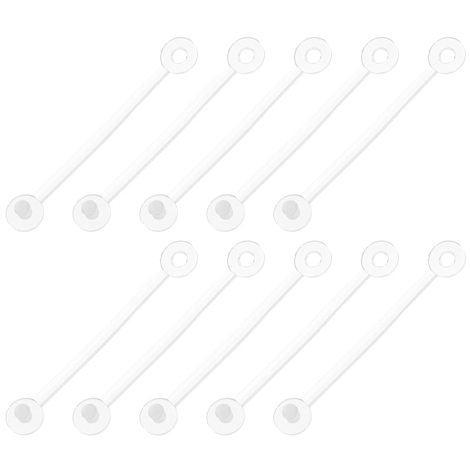 

100Pcs Hanging Tag Strings Plastic Fasteners for Clothing Price Tags Security Loops Label Ropes Tag Ties Accessories