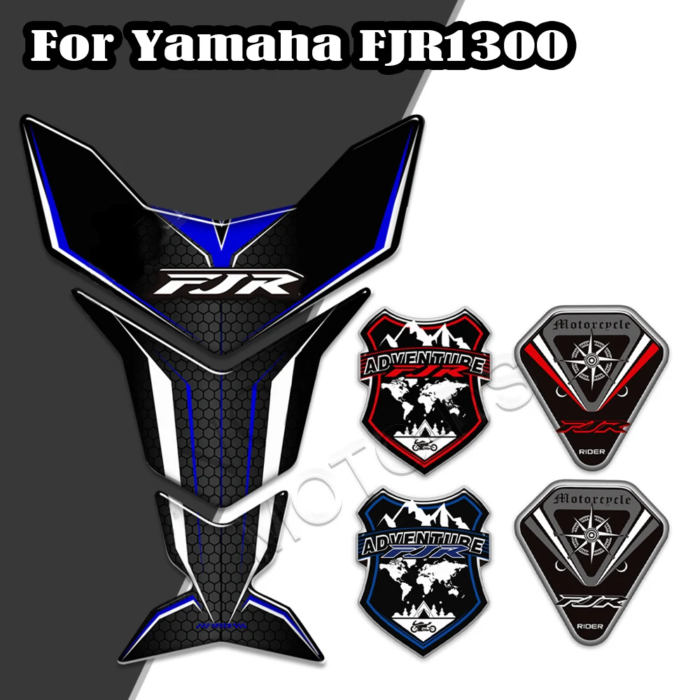 

For Yamaha FJR1300 FJR 13000 Motorcycle Oil Side Tank Pad Decal Protector 3D stickers Emblem