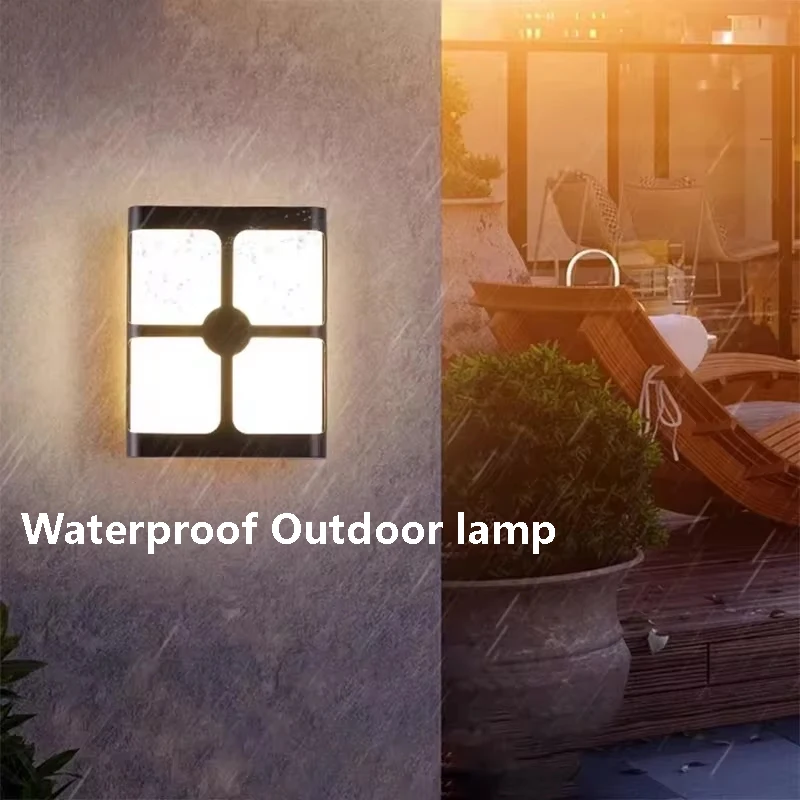 

Modern Outdoor Wall Lamp LED Waterproof Wall Sconce For Coutyard Garden Patio Doorway Balcony led Outdoor Lighting Fixture