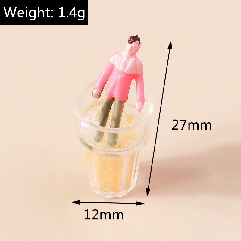 Leslie 10 Stück Gemischte Stile Sommer-Glasfläschchen mit Perlen-Muschel-Anhängern für DIY Ohrringe, Schlüsselanhänger, Halsketten und Schmuckherstellung – Detail 29