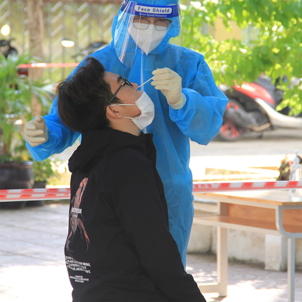 150pcs Nasopharyngeal Swab Disposable Pharynx Swabs Portable Multi-function Nasal Oral Deep Specimen Sampling Medical Accessory