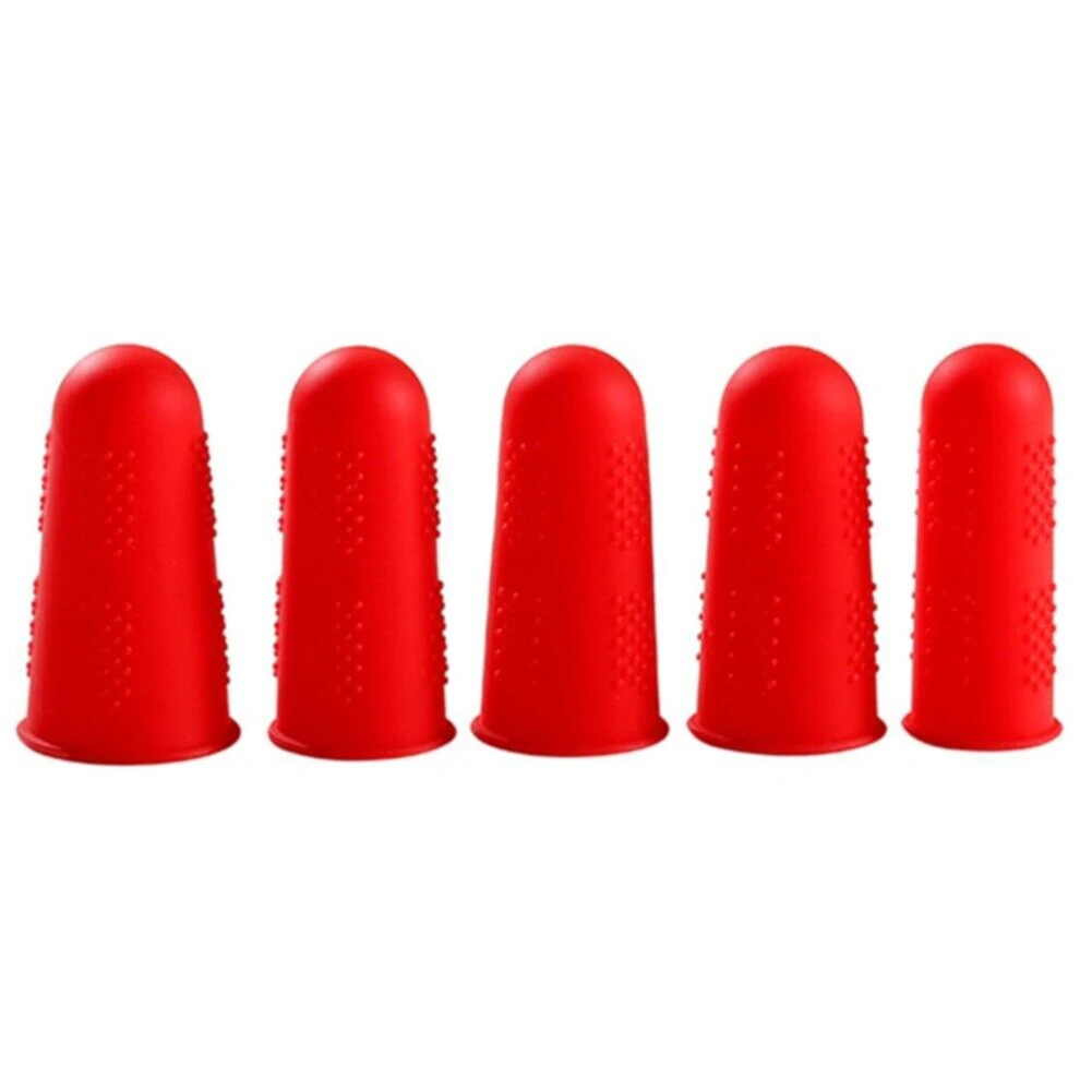 Finger Protector High Quality Heat Resistant Silicone Finger Protectors Pack of 3/5 Anti Burn Anti Slip Kitchen Accessories