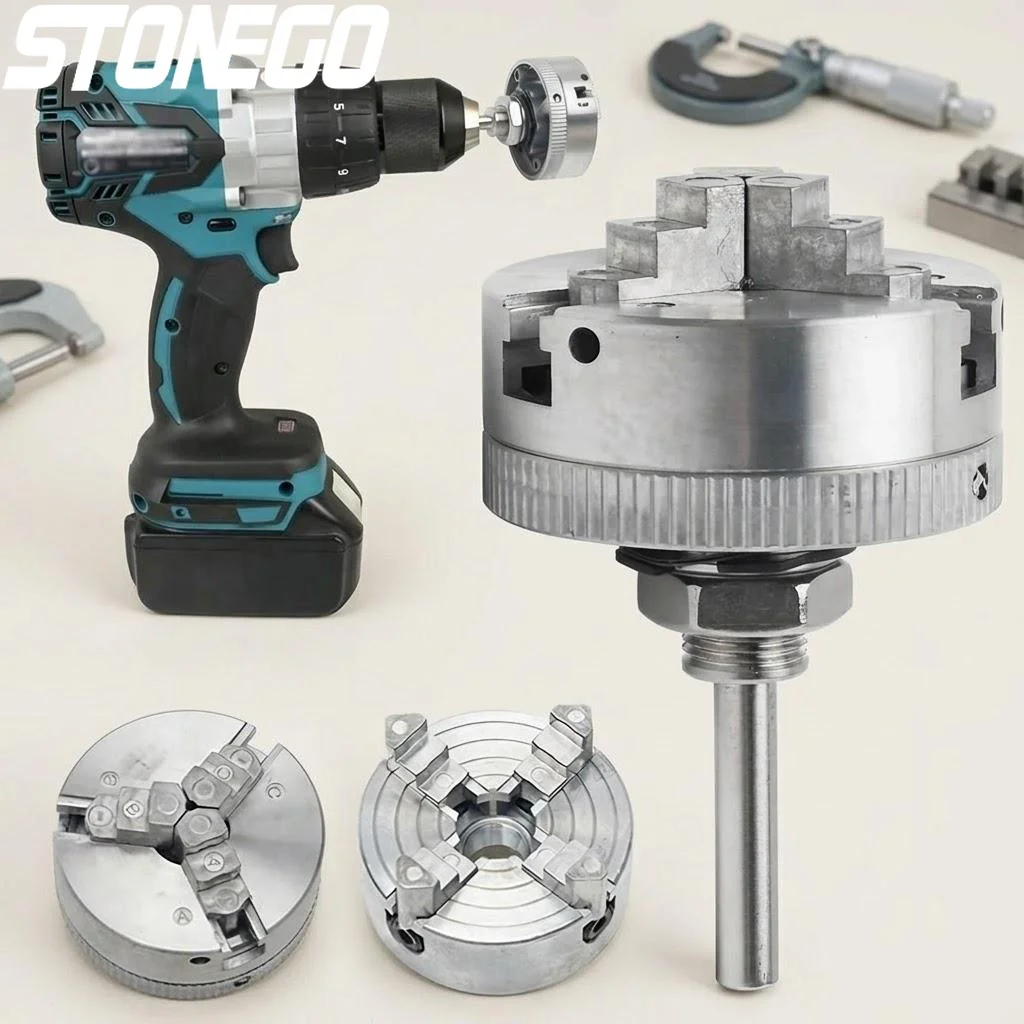 ヘビーデューティーセルフセンタリングドリルチャック-3-4-ジョー-m12x1-旋盤ツール高精度電動ドリルアクセサリー